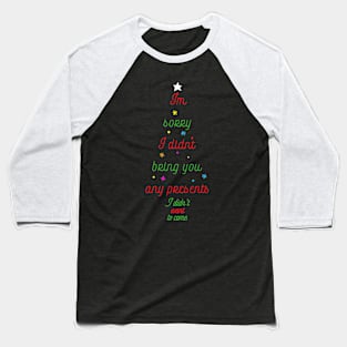 I'm sorry Christmas Baseball T-Shirt